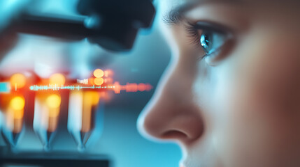 Exploring biohacking innovations in science labs experimenting with genetic research high-tech environment close-up perspective