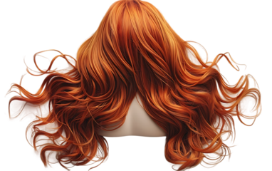 Long Vibrant Red Hair Cascading Beauty Salon Hair Care Hair Style Redhead