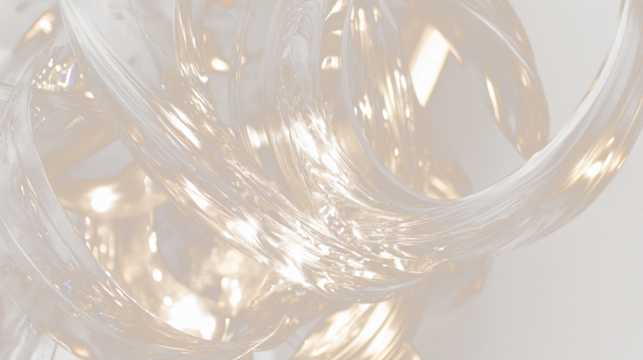 a close up of a bunch of clear glass