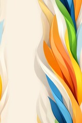 Fototapeta premium A colorful abstract background with wavy lines