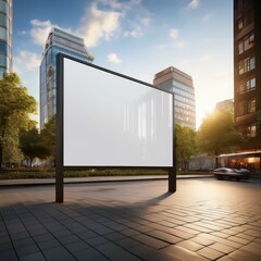 Obraz premium Outdoor advertising