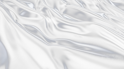 a black silk fabric with some folds on it