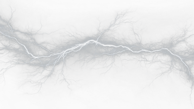 lightning in the dark sky