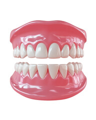 Obraz premium Dental model, white isolate background