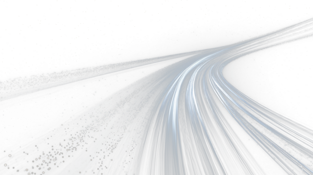 a long exposure shot of a highway at night