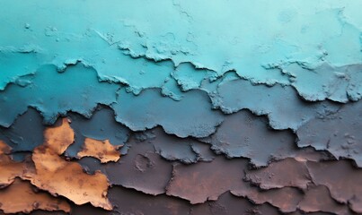 Obraz premium Textured painted wall, ombre colors, abstract design. Possible use Backgrounds, website design