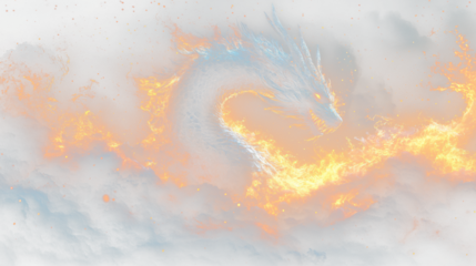 a fire breathing dragon