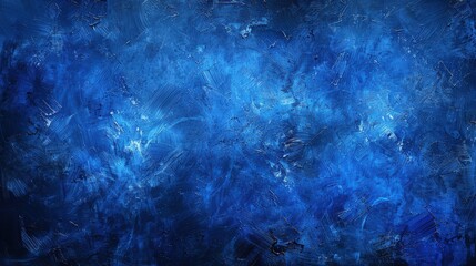 Obraz premium Abstract deep blue textured background; dramatic, artistic, and moody
