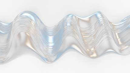 a black background with silver waves