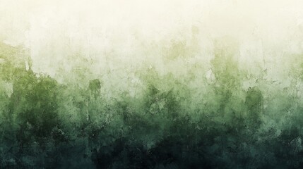 Obraz premium This gradient background depicts an abstract landscape with shades of green