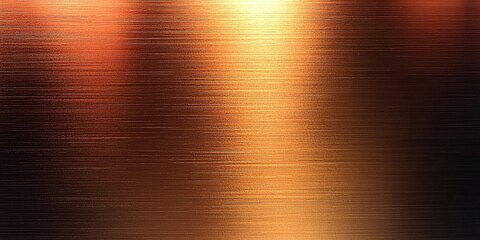 Abstract copper metal texture background with golden light reflection