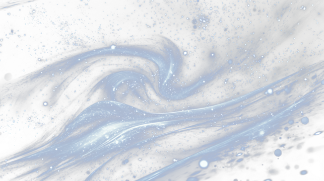 a black background with white swirls and stars