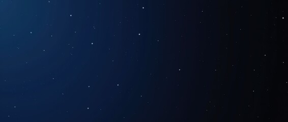 A gradient background transitioning from deep indigo to black, with tiny white stars scattered throughout. The effect is cosmic and serene
