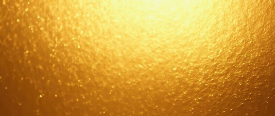 A background with a gold foil texture, reflecting light in warm tones of gold and bronze. The effect is luxurious and glamorous