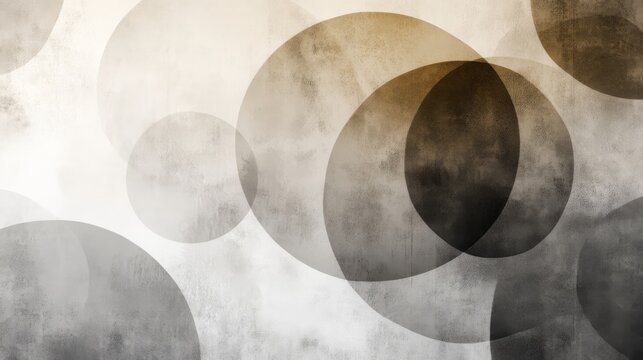 Overlapping transparent circles are featured in the image background - Powered by Adobe