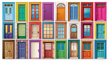 Doors and Windows: A Colorful Canvas for Your Home