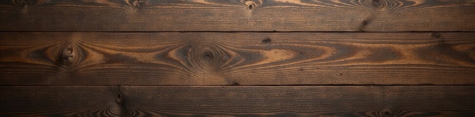 Fototapeta premium Dark oak wood grain, distressed brown plywood texture Old table backdrop , background texture, vintage