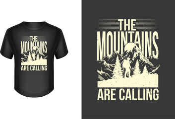 Adventure t-shirt design. 
