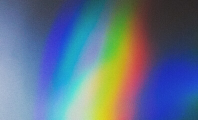 Light waves interference effect, color diffraction abstract background. Iridescent blurred holographic surface.