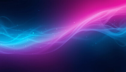 Cyan and magenta gradient with smooth neon glow