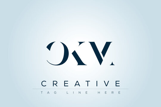 CKM abstract letter logo design. This logo is designed by three abstract letters. 