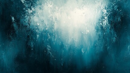 Fototapeta premium A dark and serene abstract illustration of ocean water and depths