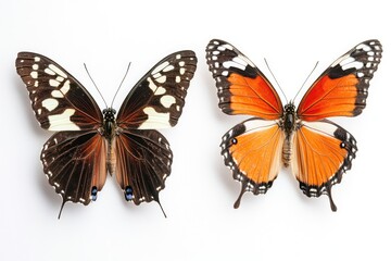 Naklejka premium Butterfly - Two Species