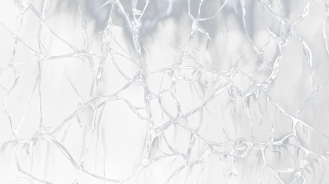 broken glass on a black background