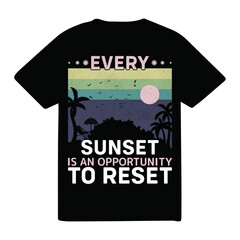 Every sunset oppourtunity torteset t-shirt design