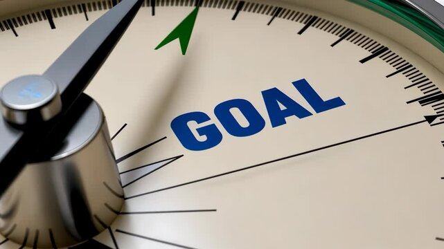 Navigating Success, A Compass Pointing Towards Your Goal, Illustrating Achievement, Direction, and Strategic Planning Ahead