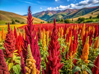 Quinoa Plant Fields of Peru