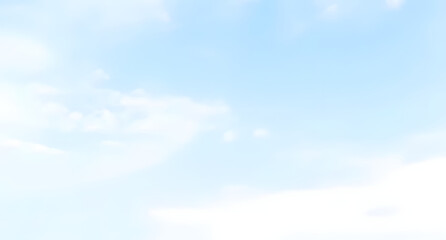 Soft powder pastel sky blue cloud white abstract background. Airy gradient. Light gentle fresh aesthetic