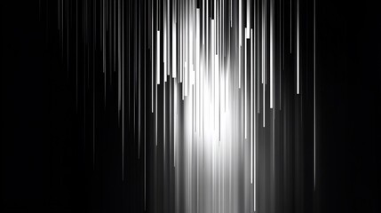 Abstract grayscale background with vertical light streaks.