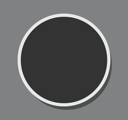 Circle Frames. Blank Frame Template Mockup