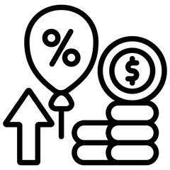 Interest Rates Icon