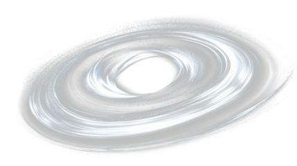 a black and white swirl on a black background