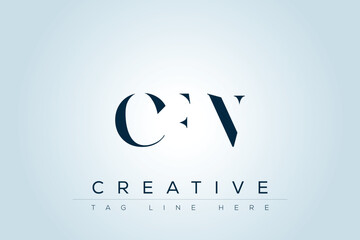 CFN abstract letter logo design. This logo is designed by three abstract letters. 