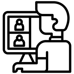 Video Conference Icon