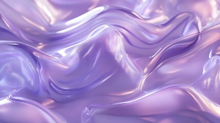 Obraz premium Abstract background with flowing silky texture in soft lavender and purple hues, smooth and glossy surface