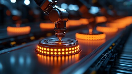 Automated car factory using blockchain for production tracking