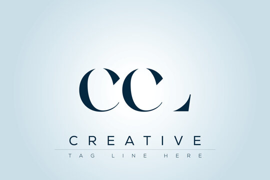 CCL abstract letter logo design. This logo is designed by three abstract letters. 