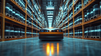 A smart warehouse integrating robotic logistics and IoT-based inventory management