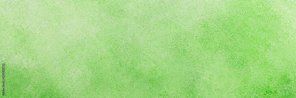 Poster Soft green textured abstract background, top view with ample copy space for design, top view, copy space, banner
