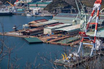 日本の兵庫県相生市の遠見山の美しい風景