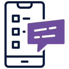 Fototapeta premium Chatting Icon