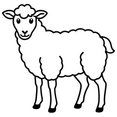 Sheep Silhouette Art