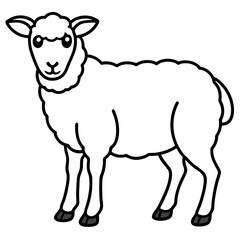 Sheep Silhouette Art