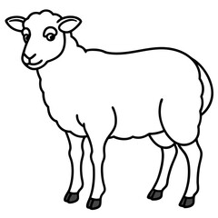 Sheep Silhouette Art