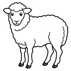 Sheep Silhouette Art