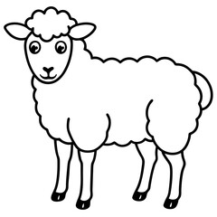 Sheep Silhouette Art